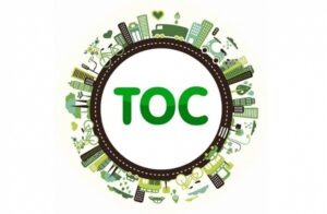 Эмблема, круглой формы, символизирующая ТОС. Не является эмблемой указанных ТОС . Изображено: многоэтажные дома, деревья, транспорт, вокруг центрального круга, с надписью в центре "ТОС".